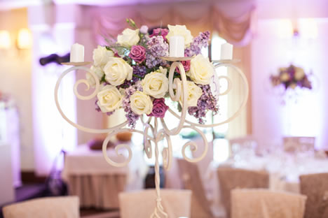 Hochzeitsblumen als florale Dekoration ~ Blumen für die Hochzeitsfeier